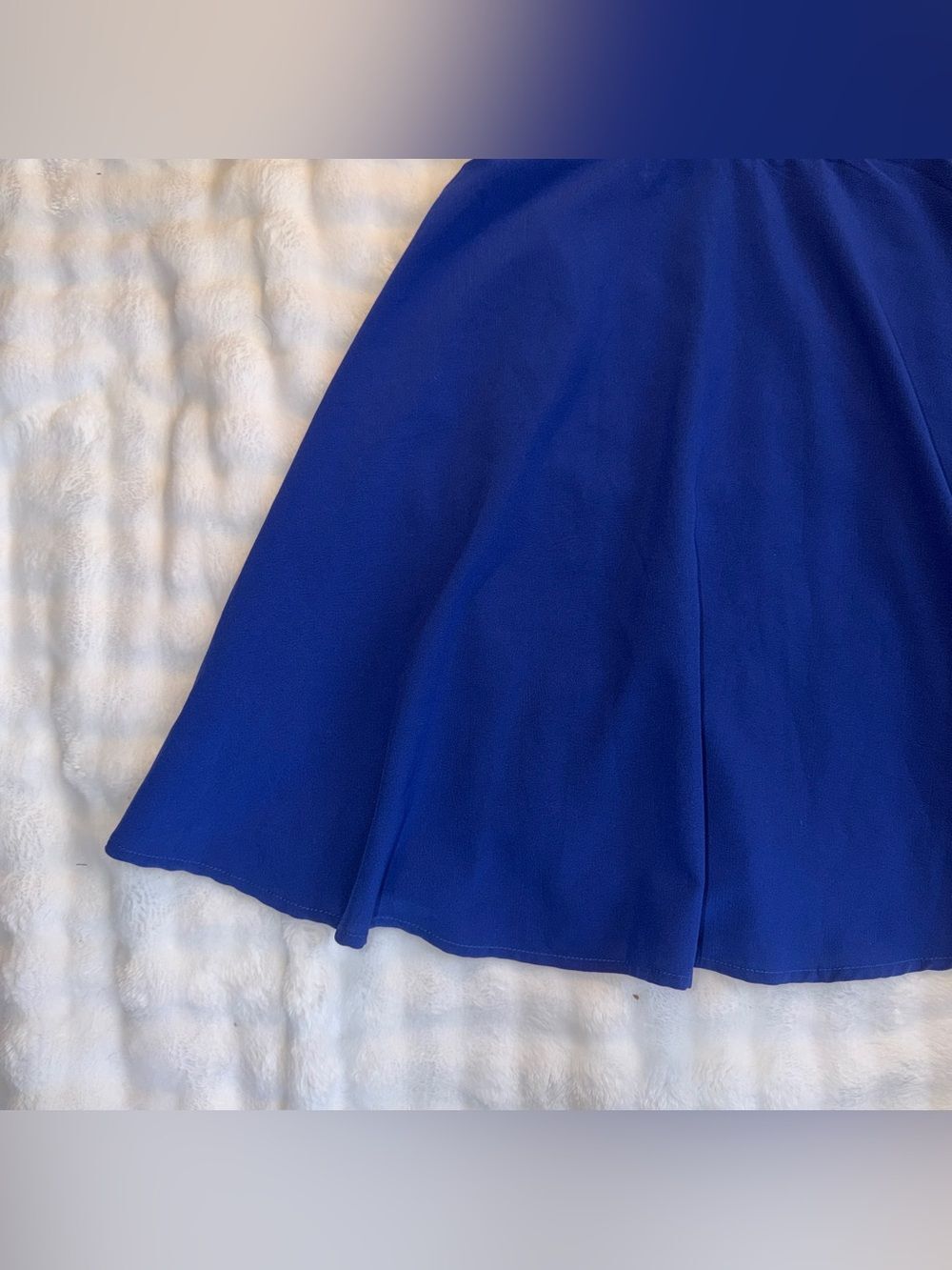 LULUS Women’s Call to Charms Royal Blue Sleeveless Skater Dress Size Small - Picture 9 of 12